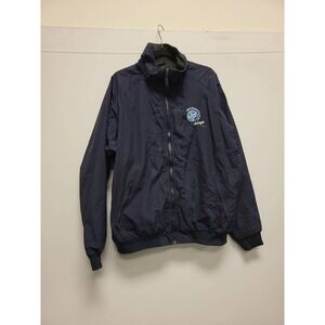 Chef Works XL‎ Jacket Blue Full Zip Fleece Lined Restaurant Depot Coat Outerwear